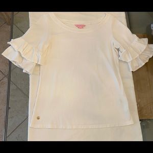 Lilly Pulitzer white top, XS